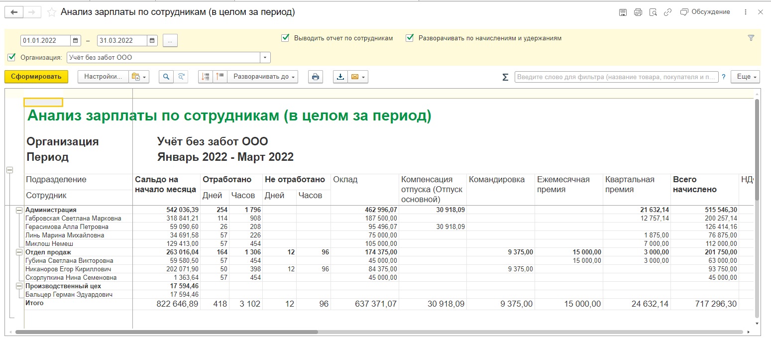 Как добавить табельный номер сотрудника в отчеты в 1С: ЗУП ред. 3.1?